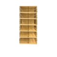 thumbnail image 4 of Premium 6-Layer Foldable Shoe Organizer Cabinet with Clear PET Doors, Space-Saving Stackable Shoe Rack for Sneakers, Heels & Boots – Easy Access Shoe Storage Tower, 4 of 5