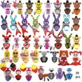 thumbnail image 2 of Dibujos animados FNAFWM6074 Five Nights At Freddy's Bloques de construcción Ladrillos Muñecas Mini Figuras de acción de juguete para ensamblar Bonnie Bear Regalo de vacaciones, 2 of 5
