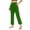 Green, variant on Gsakboxl Yoga Pants Women Women High Waist Split Hem Crop Summer Casual Stretch Yoga Dress Work Slacks Beige L
