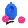 thumbnail image 3 of DYNWAVECA Pickleball Trainer with Ball and String, Pickleball Training Aid, Single Player Pickleball Trainer for Beginners, Kids, Adult , Rose Red, 3 of 9