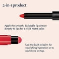 thumbnail image 3 of tre'StiQue Matte Lip Crayon Lipstick 2-in-1 Built-in Lip Gloss Balm, Chile Red, 3 of 3