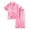 H271 Pink, variant on SJLDQY Satin Pajamas for Girls Button Down Short Sleeve Shirts Ruffle Pants 2 Piece Silk Pjs Sets Summer Sleepwear Breathable Soft Loungewear Sets