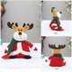 thumbnail image 4 of Fiudx Muñeco de Tela Navideño de Punto, Papá Noel, Muñeco de Nieve y Pingüino de Peluche. Material Suave y Duradero. Decoración Festiva para El Hogar. Un Regalo Ideal. 22,8 X 15,9 X 10 Cm., 4 of 6