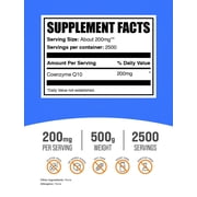 BulkSupplements Coenzyme Q10 (CoQ10) Powder - 200mg per Serving - 500 Grams (1.1 lbs) - 2500 Servings