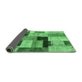 thumbnail image 2 of Ahgly Company Indoor Rectangle Patchwork Emerald Green Transitional Area Rugs, 4' x 6', 2 of 4