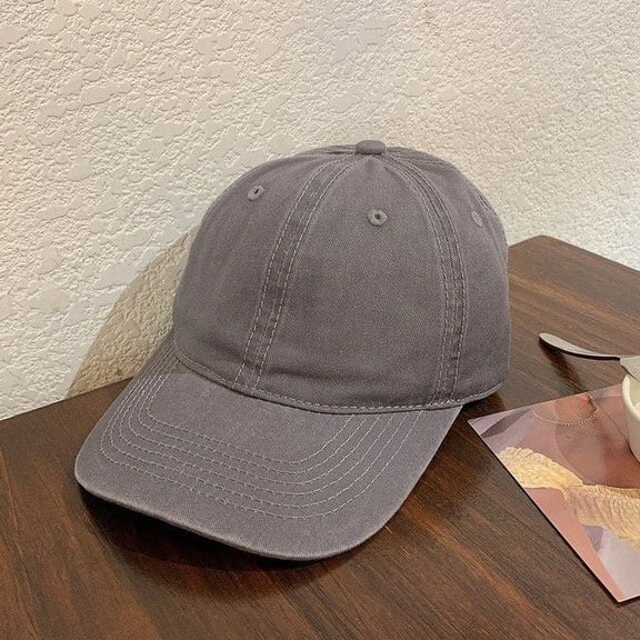 CoCopeaunts Cotton Baseball Cap for Men Snapback Baseball Cap Fashion Hats Men Baseball Cap Sports Outdoor Simple Vintag Visor Casual Cap