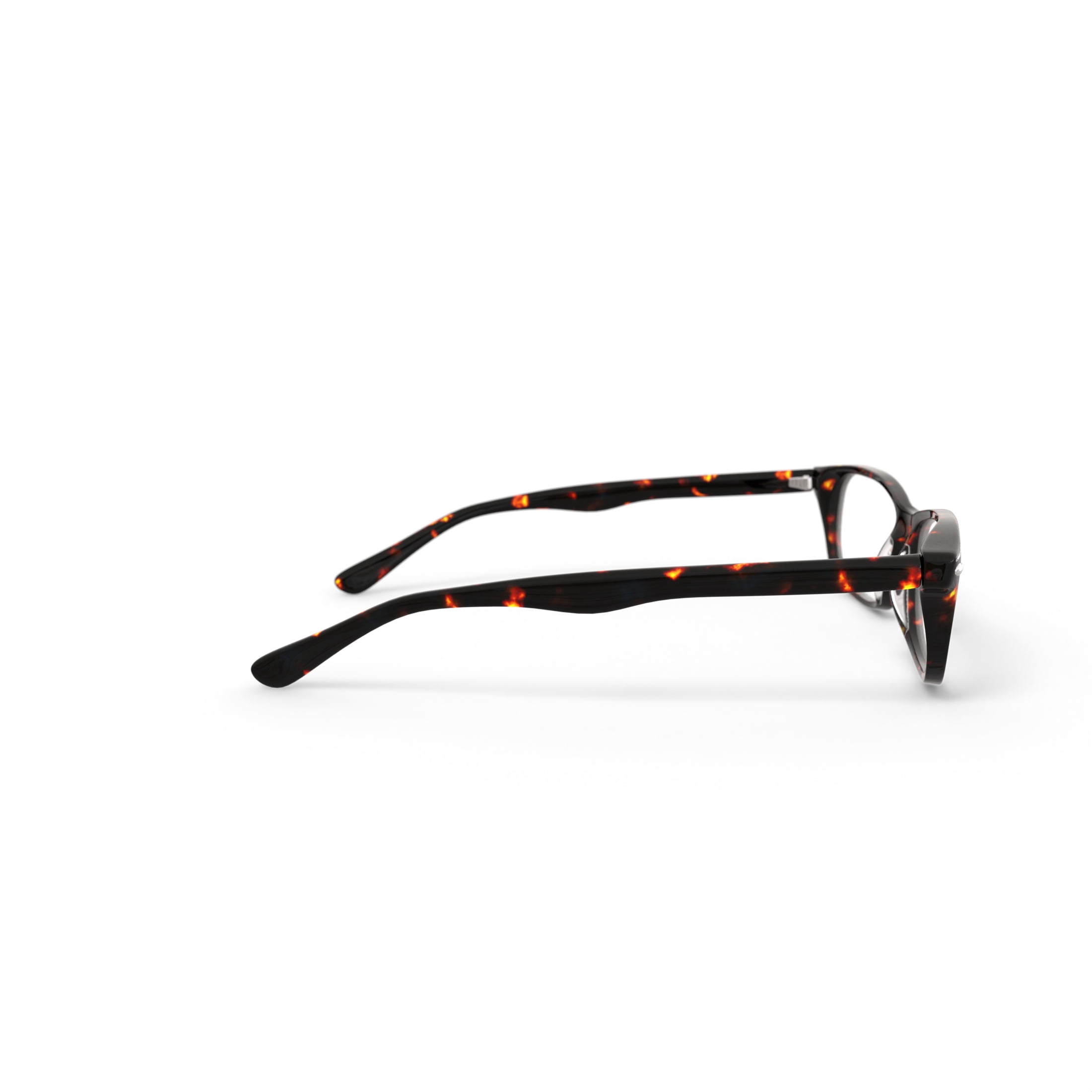 Walmart Men's FM9195 Rectangular Prescription Eyeglasses with Case, Brown Tortoise