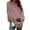 Pink, variant on Babysbule Plus Size Womens Sweaters New Arrivals Fashion Women Solid Long Sleeve Pullove Turtleneck-Neck Casual Sweater Tops Women's Fashion
