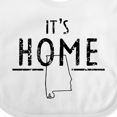 thumbnail image 4 of Inktastic It's Home- Alabama State Outline DIstressed Text Boys or Girls Baby Bib, 4 of 4
