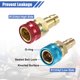 thumbnail image 4 of Adaptador de Acoplador rápido de repuesto para aire acondicionado de coche tono azul rojo dorado Unique Bargains, 4 of 7