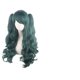 thumbnail image 1 of Lolita largo rizado clip en cola de caballo cosplay peluca, doble cola de caballo tigre clip largo rizado peluca (verde pino) Feliz Sencillez, 1 of 2