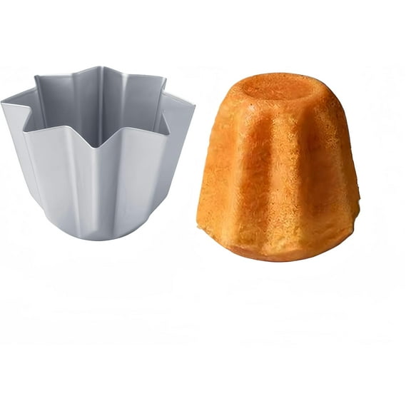 Octagonal Star Cake Mold,Pandoro Mold,500 Grams Anodised Aluminium Molds for Baking,Craft Pastry,Diy Christmas Tree Shape Cake Tower,Decorating Mold