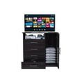 thumbnail image 6 of Depot E-Shop Rioja Dresser With 4 Drawers, Cabinet, Hanging Rod, And Open Shelf, Smokey Oak/White, 6 of 8