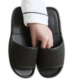 thumbnail image 7 of Lopecy-Sta Womens Sandals Ribbed Non Slip Pool Slides Open Toe Single Band Slip On Shower Slippers For Indoor Outdoor Casual Wear, 7 of 7