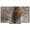Brown, variant on TV Cover Indoor, Burnt Orange Stretch TV Dust Cover Television Screen Protector, Retro Oil Painting Modern Abstract Art Aesthetics Elastic Polyester Display Covers, Monitor Slipcover for LED TVs 24"