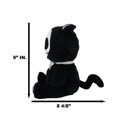 thumbnail image 3 of Ebros FurryBones Black Voodoo Kitten Cat With Bowtie Plush Toy Collectable 10"H, 3 of 10