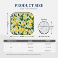 thumbnail image 3 of Balery 2 Piece Lemon Seamless Pattern Oil Painting Effect Car Windshield Sun Shade|Foldable Front Windshield Shade for Car Front Window for Most Sedans SUV Truck-Small, 3 of 7