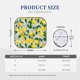 thumbnail image 3 of Balery Lemon Seamless Pattern Oil Painting Effect Parasol para parabrisas de coche de 2 piezas | Parasol plegable para parabrisas delantero de coche para la mayoría de sedanes-Small, 3 of 6