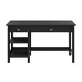thumbnail image 2 of Broadview 54W Computer Desk with Shelves in Classic Black - Engineered Wood, 2 of 12