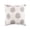 Grey, variant on Polka Dot White & Gray Cotton Decor Accent Throw Pillow, 18" x 18"