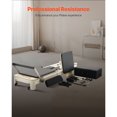 thumbnail image 3 of KFFKFF Foldable Pilates Reformer Machine, Reformer Set with  Sitting Box, Pilates Bed with Dual Resistance- Spring & Cord, for Advanced Users & Beginners, Up to 400 LBS, 3 of 9