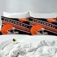 thumbnail image 4 of Erosebridal American Football Sheet Set Twin,Sport Theme Bedding Sets Twin Size,Ball Game Decor(Cincinnati),Breathable,3pcs, 4 of 7
