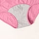 thumbnail image 5 of Puntoco Ropa interior para mujer, calzoncillos fisiológicos menstruales de cintura media alta de talla grande para mujer, pantalones triangulares a prueba de fugas, ropa interior deportiva transpi, 5 of 5