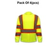 thumbnail image 1 of Radyan High Visibility Reflective Long Sleeve Safety Hoodie - 6 Pack, 100% Polyester, Size: Adult, 1 of 5
