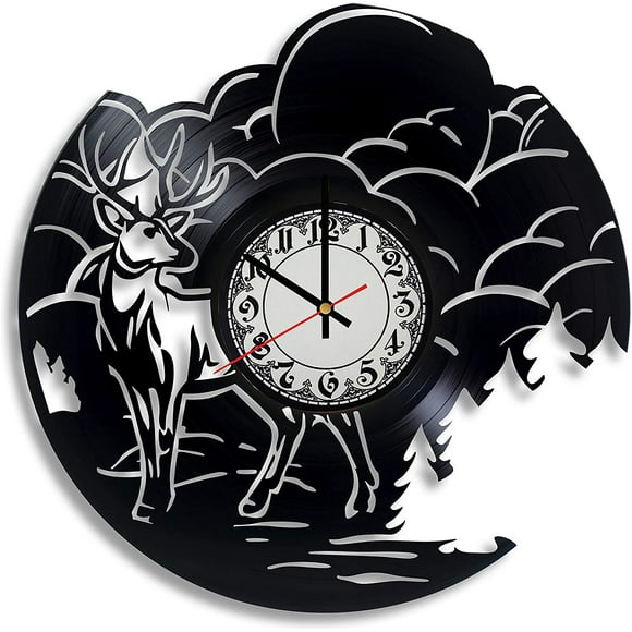 Wall Clocks Animals Deer