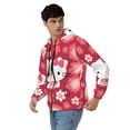 thumbnail image 4 of Lsque Sanrio for Mens Full-zip Hoodie, Zip-up Pullover Hooded Sweatshirt, Kangaroo Pocket Hoodie Ideal for Daily Wear, Travel, and Home-Small, 4 of 8