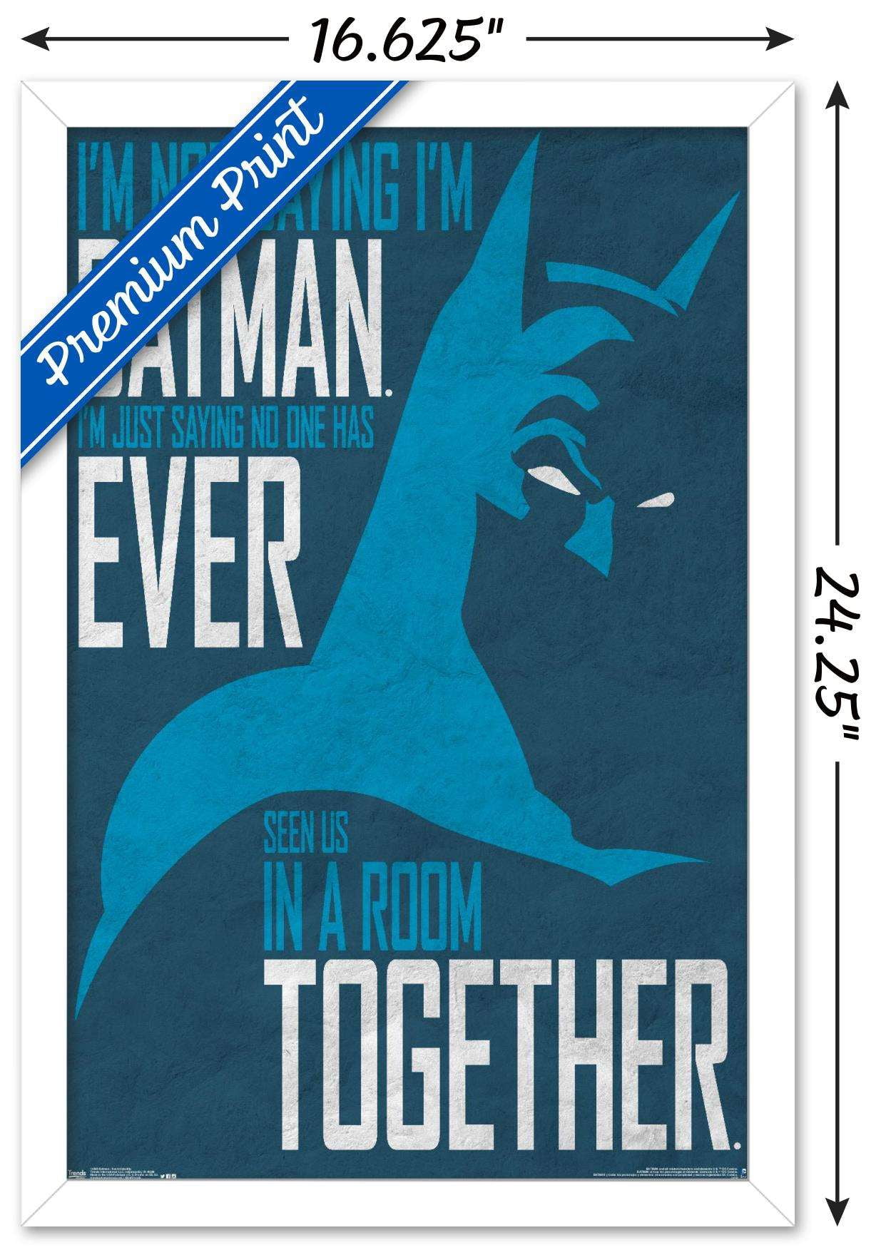 DC Comics - Batman - Secret Identity Wall Poster, 14.725" x 22.375", Framed