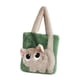 thumbnail image 4 of Bolso de mano Yinane de felpa verde, 4 of 8