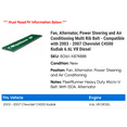thumbnail image 2 of Fan, Alternator, Power Steering and Air Conditioning Multi Rib Belt - Compatible with 2003 - 2007 Chevy C4500 Kodiak 6.6L V8 Diesel 2004 2005 2006, 2 of 2