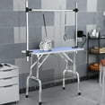 thumbnail image 3 of 36"Dog Grooming Table, Portable Pet Grooming Table Mesh Tray, ONE PIX Grooming Table for Dogs at Home, 3 of 11