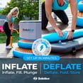 thumbnail image 5 of Solstice Original Inflatable Cold Plunge Ice Bath Standing Recovery Barrel, 5 of 10