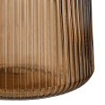 thumbnail image 4 of Bouclair Lampe de Table Nervurée en Verre Brun, 4 of 5