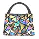 thumbnail image 1 of Fotbe Colored Glass Bolsa Térmica Portátil con Estampado, Bolsa de Entrega de Alimentos Aislada, Bolsa Reutilizable de Gran Capacidad para Comidas y Supermercado, 1 of 6