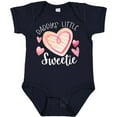 thumbnail image 3 of Inktastic Daddy's Little Sweetie with Pink Heart Cookie Boys or Girls Baby Bodysuit, 3 of 5