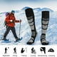 thumbnail image 5 of Calcetines de lana para senderismo Unisex Invierno Absorción de impactos para exteriores (Negro Gris claro), 5 of 5