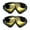 Yellow, variant on Cheers.US 2Pcs Unisex Skiing Snowboard Skate Snowmobile Glasses Motorcycle Riding Sunglasses Windproof Dust-proof Snow Sports Goggles