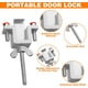 thumbnail image 4 of Cerradura de puerta de viaje portátil de 2 piezas, cerradura de puerta de hotel para seguridad de pasajeros, cerradura de puerta de viaje con ajuste de doble tuerca., 4 of 5