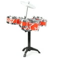 thumbnail image 3 of Jazz Drum Set, Jazz Instrument Toy Set  Plastic Stimulation  for Indoor Play, 3 of 7