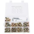 thumbnail image 1 of 149Pcs Hex Insert Nut Iron Galvanized Drive Head Wood Furniture Fitting Accessories, 1 of 15