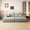Corduroy + Gray, variant on MAYEERTY Cloud Sectional Sofa, Plush Corduroy Modular Left Side Chaise, No Assembly Required,Gray