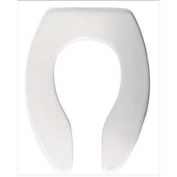 Church Seat 1655CT 000 STA-TITE Elongated Open Front Toilet Seat in White