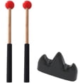 thumbnail image 1 of 1 Set Tongue Drum Mallet with Bracket Instrument Drum Stick Mallet Percussion Instrument Accessory, 1 of 8