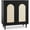 Black, variant on Acekid Rattan Buffet Cabinet with Storage,Sideboard Cabinet with 2 Doors and Adjustable Shelves,Boho Wood Cupboard for Livingroom,Dining Room,Natural