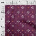 thumbnail image 1 of oneOone Cotton Poplin Fabric Check Kasuri Printed Fabric 1 Yard 56 Inch Wide, 1 of 4
