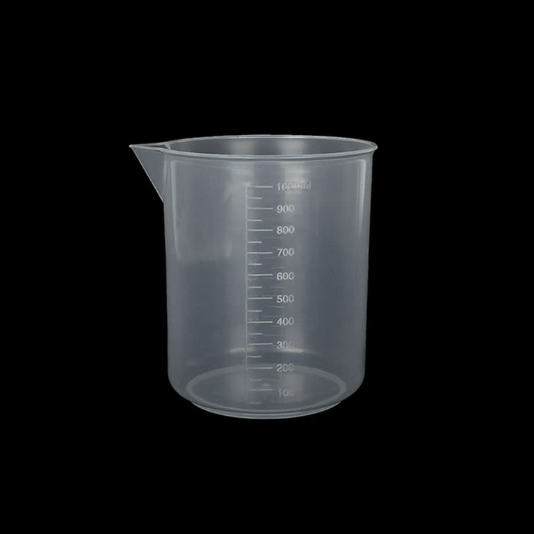 Small Clear Measuring Cup Plastic Jug Beaker Kitchen Tool For Laboratories  Parts