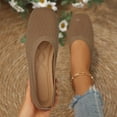 thumbnail image 2 of Falts for Women Casual Solid Color Indoor And Outdoor Soft Soled Trendy Shoes Wedding Guest Wear, 2 of 5